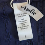  Navy Swim Bottom NWT Size Small Navy Andie Swim Bikini Bottom Photo 7