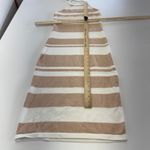 Petal + Pup Dress Womens X Small Tan White Striped Knit Angelina‎ Halter Midi Size XS Photo 7