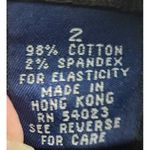 Gap Corduroy‎ Pants Straight Leg Casual Everyday Black Size 2 Photo 2