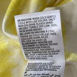 INC  Earth Small Top Long Sleeve Stretch Tie-Dye Crew Neck Cutout Shoulder Yellow Photo 7