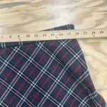 Talbots Vintage  Gray Red Plaid Wool A-line Maxi Skirt Size 14 Preppy USA Made Photo 7