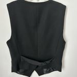Nasty Gal NWT Essentials Tailored Waistcoat Black Vest Top Sz2 Photo 7