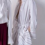 Joseph Birley Rayon Stripe Designer Top Size 38 Photo 1