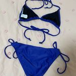 Rampage Vintage Y2K Blue Ruffle Bikini Set Photo 1