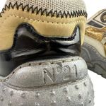 Nº21 Billy Silver Gold Leather Low Top Lace Up Athletic Sneakers Shoes 39.5 US 9 Photo 7