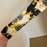 Boohoo Black Gold Chain Print Long Sleeve Kimono Jacket Size Large BRAND NEW Photo 2