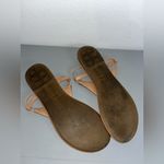 Veittes Beaded SlipOn Beach Metallic Dazzle RoseGold Bling Thong Flat Sandals 10 Tan Photo 8