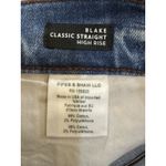 Veronica Beard Blake Classic Straight High Rise Jeans In Amethyst Size 32 Photo 7