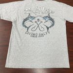 Salt Life Light Grey Short Sleeve Pocket Tee Size Medium Photo 3