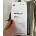 Lululemon Wundermost Ultra-Soft Nulu Square-Neck LS Bodysuit *Shine - Size Med Photo 3