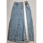 Levi's jean skirt slide slit waist 28'' button-fly Photo 2