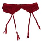IRIS + LILLY Red lace garter belt womens lingerie size small​​​​​​ Photo 5