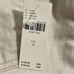 Anthropologie NWT The Kit Utility Romper by Pilcro in Neutral Cream Beige Size 2 Photo 7