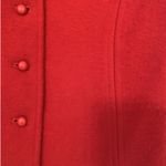 Vtg Epitome Made In Japan Wool Jacket Blazer Petites Retro Structured Tailored Red Photo 2