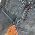 Levi's 311 Shaping Skinny Jeans Womens 31 Blue Denim Frayed Hem Distressed Photo 7