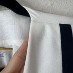 Jacqueline Ferrar Vintage  Womens Blazer White Multi-Color Size 14 Viscose Blend Photo 7