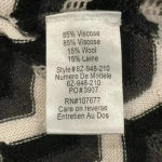 Alice + Olivia  zigzag sweater dress with black grey and white stripes Photo 3