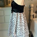 Blondie Nites Esther Ramirez Black Sequin Ruffle Lining White Polka Dot Womens 7 Photo 8