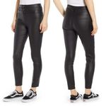 NWT Tinsel Coated Skinny Jeans Faux leathery Pant Black High Rise Size 27 Photo 1