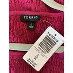 Torrid baby doll top in Barbie pink 4X New with tags Photo 1