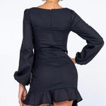 Princess Polly THE VILLA MINI DRESS BLACK size 10 Photo 1