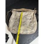 Coach  Kristen Brown Tan Embossed Python‎ Leather Purse Hobo E1026 15361 Photo 10