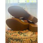 Lucky Brand  Pink Suede Platform Wood Heel Clogs Mules Sandals Size 9 M boho Photo 8