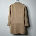 J.Crew  Tan Open Front Sweater Blazer Merino Wool Blend Women's XXS Photo 4