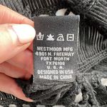 Rock & Roll Cowgirl  L Large Crochet Vest Black Fringe Long Rodeo Whimsigoth Photo 6