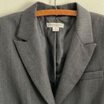 Pendleton Dark Grey Women's Wool Notch Collar Blazer Size 16 Career Suiting Photo 1