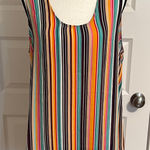 W5 Colorful Striped Sleeveless Tank Top Photo 0
