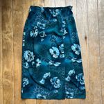 Liz Baker  Teal Floral Maxi Skirt 14 Photo 1