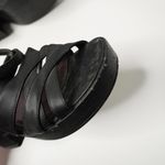 No Boundaries VTG 90s Black Block Heels Strappy Y2K Retro Shoes Sz‎ 7 Vintage Prom Sandals SEE Photo 7