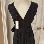 Elie Tahari Simone Textured Eyelet V-Neck Midi Dress Photo 14