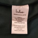 Lulus Green Ruffled One-Shoulder Maxi Dress NWT Size XS Wedding Guest Dress Photo 9