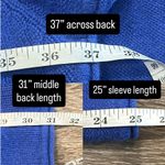 Lilly Pulitzer Cornflower Blue Cashmere Wrap Shawl Cardigan XL Preppy Cozycore Photo 9