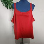 Fashion Bug Sheer Floral Button Down Shirt with Shell Top Photo 5