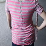 Jessica Simpson zipper maternity top small stripes Photo 5