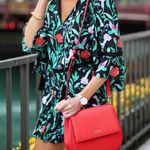 Kate Spade Floral Jardin Crepe Romper Scenic Route Us XS Photo 3