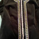 Saks 5th Avenue  Chocolate Brown Velvet Blazer - Size 12 Photo 10