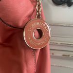 Isaac Mizrahi  Live  Coral Peach Leather‎ Large Purse Photo 5