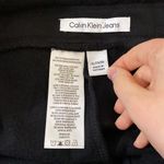 Calvin Klein Jeans solid black drawstring joggers with spellout logo size XL Photo 7