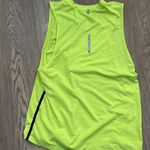 Nike  Dri-fit RUN Athletic Tank Top Neon Lime Green Women's Size Medium Photo 1