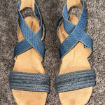 Easy Spirit  Navy and Tan Sandals Photo 0