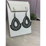 Emerald green teardrop earrings Green Photo 4