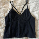 Silence + Noise  Lace Up Back Tank Top Photo 0