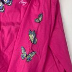 Aeropostale size small pink y2k butterfly long sleeve shirt graphic cotton Photo 8