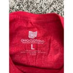 Ohio clothing Women's Red short sleeve Ohio with animal prints‎ shirt size large Photo 2