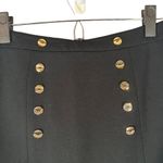 Carmen Marc Valvo Double Faux Button Detail Straight Pencil Skirt Women Sz 2 Photo 2