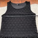 Forever 21 Black diamond Patterned Peplum Tank Top Photo 3